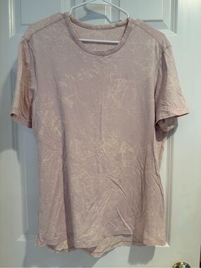 Men's Washed Dusty Pink Short-Sleeve Tee